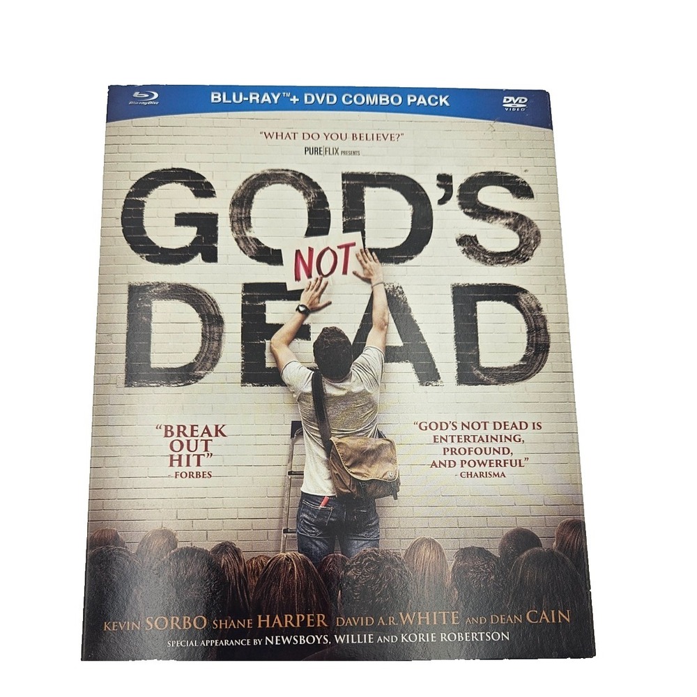 God's Not Dead Blu-ray DVD Combo Pack 2014 Pure Flix Christian Film